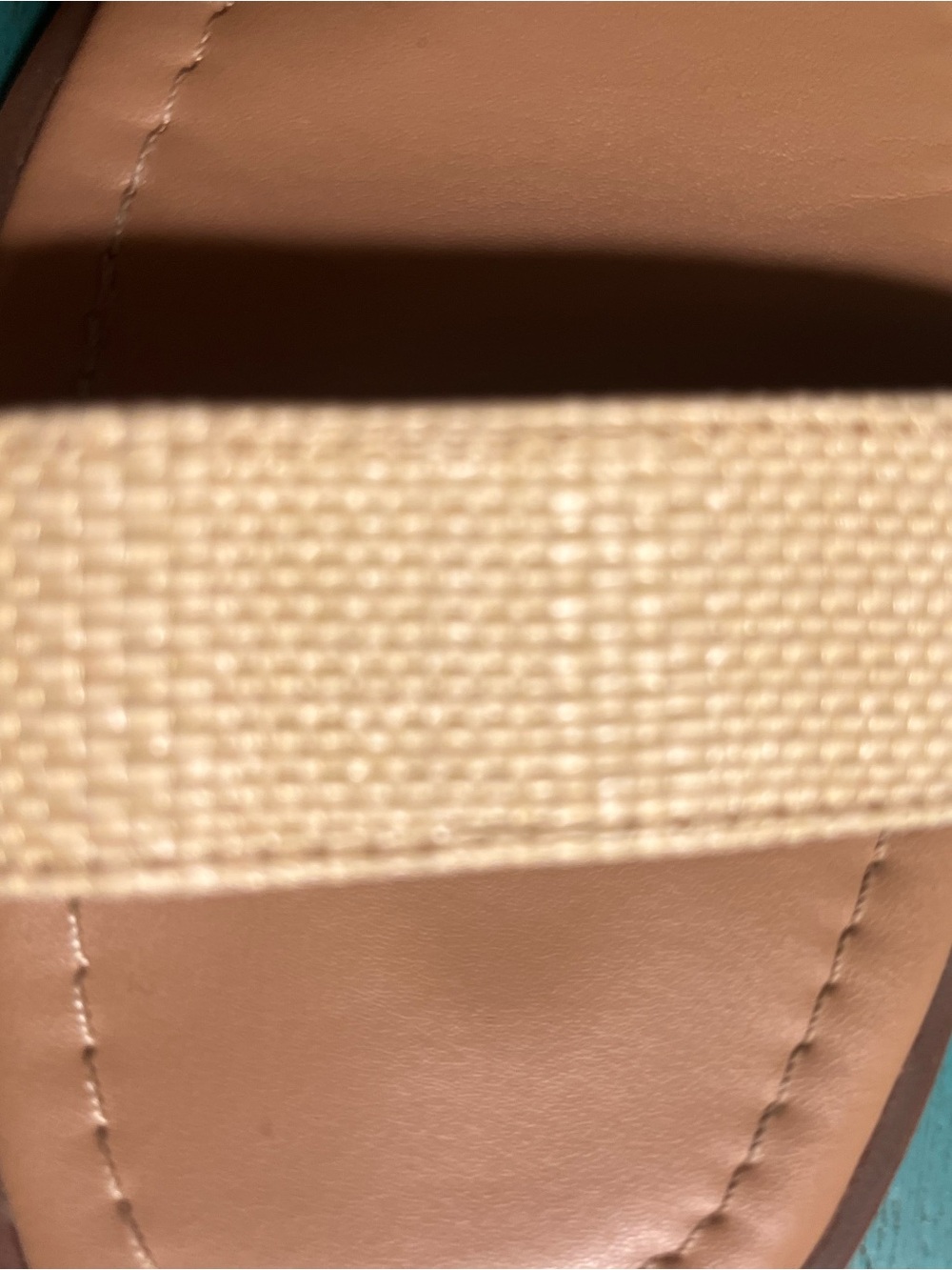 Esprit Women’s Braided Strap Slide Sandals in Tan Peach - Picture 2 of 4